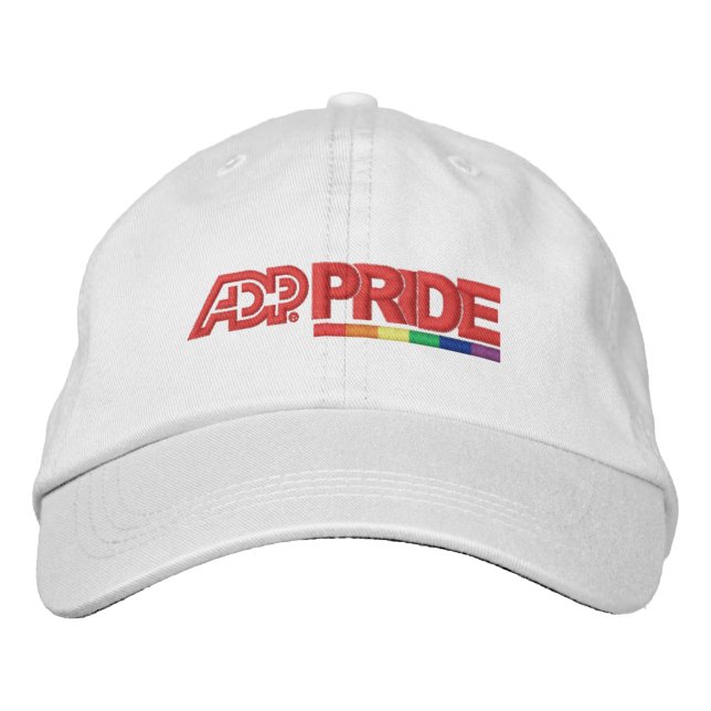 ADP Pride Adjustable Cap – White (Front)