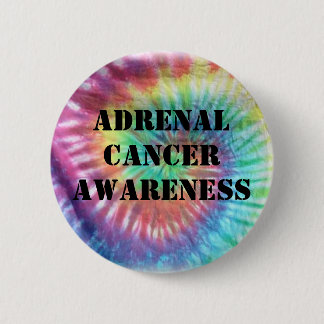 Adrenal Cancer Awareness 6 Cm Round Badge