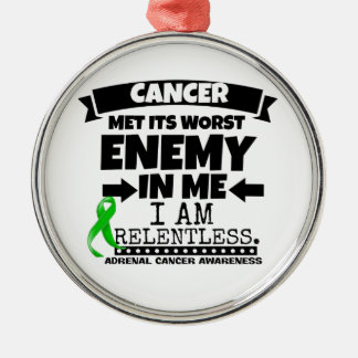 Adrenal Cancer Met Its Worst Enemy in Me Metal Tree Decoration