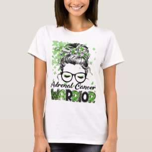 Adrenal Cancer Warrior Women Girl Survivor T-Shirt