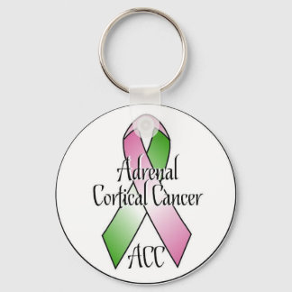 Adrenal Cortical Cancer Keychain