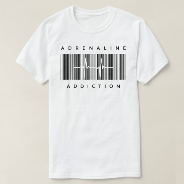 Adrenaline Addiction Men's Basic T-Shirt (Design Front)