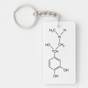 adrenaline chemical formula chemistry hormone elem key ring