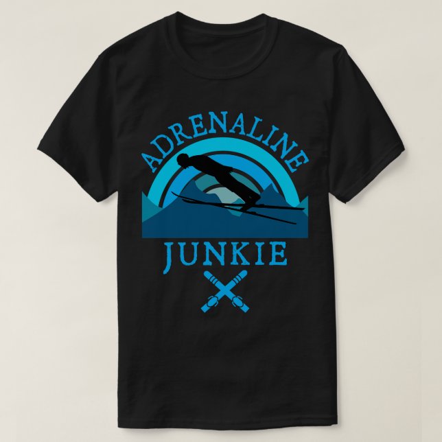 Adrenaline Junkie 7 T-Shirt (Design Front)