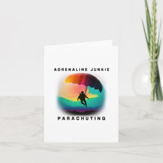 Adrenaline Junkies - A Parachute Design Card