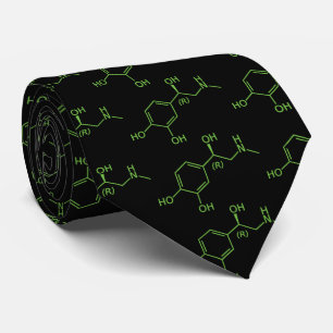 Adrenaline Molecule Chemical Diagram Tie