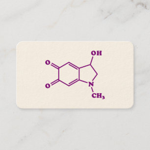 Adrenochrome Molecular Chemical Formula Business Card