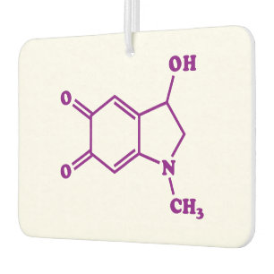 Adrenochrome Molecular Chemical Formula Car Air Freshener