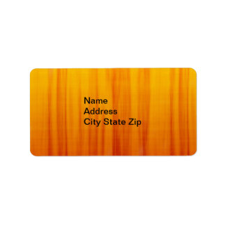 Adress Label in orange background