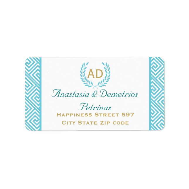 Adress label request (Front)