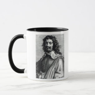 Adriaen Brouwer, engraved by Edme de Boulonois Mug