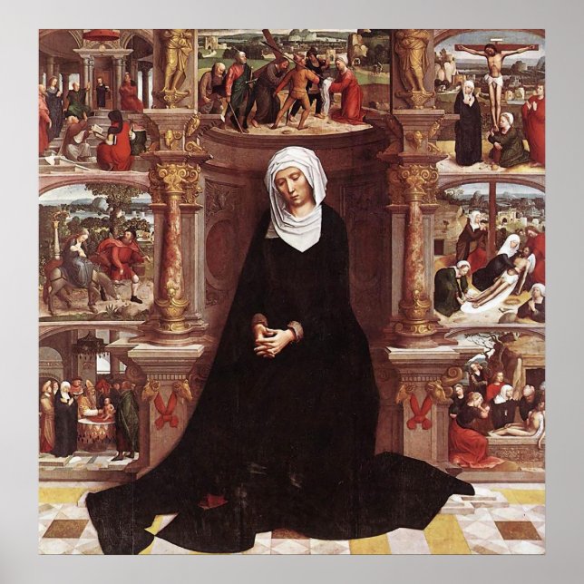 Adriaen Isenbrandt  Our Lady of the Seven Sorrows Poster (Front)