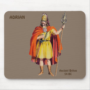 ADRIAN ~ Ancient Briton COSTUME ~ Personalised Mouse Mat