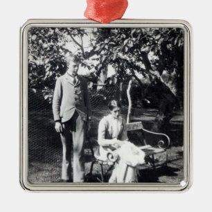 Adrian and Virginia Stephen, 1900 Metal Tree Decoration