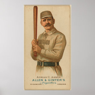 Adrian C. Anson, Chicago White Stockings Poster