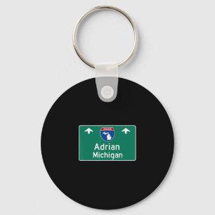 Adrian Michigan Mi Interstate Highway Vacation Sou Key Ring