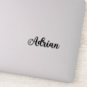 Adrian Name - Handwritten Calligraphy