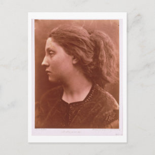 Adriana (sepia photo) postcard