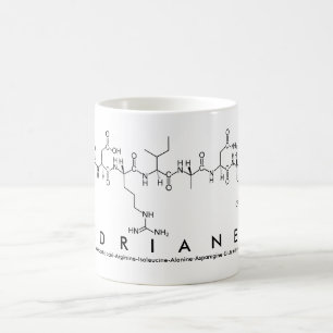 Adriane peptide name mug
