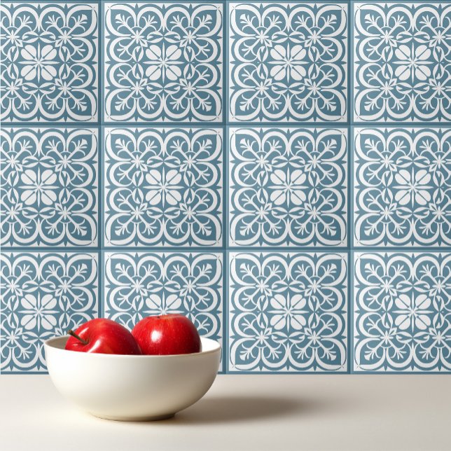 Adriatic Blue pattern Portuguese Mediterranean  Tile (Creator Uploaded)
