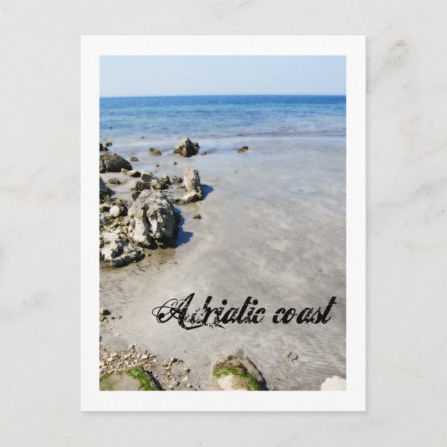 Adriatic coast postcard (Front)