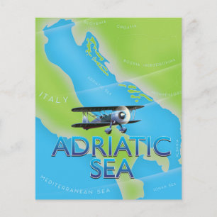 Adriatic Sea Flight map