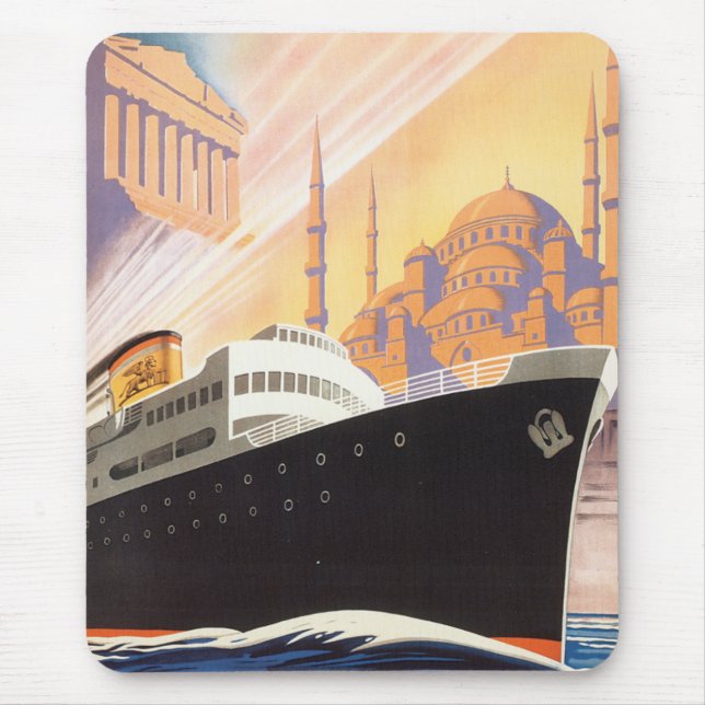 Adriatica Line Mouse Mat (Front)
