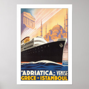 Adriatica Line Poster