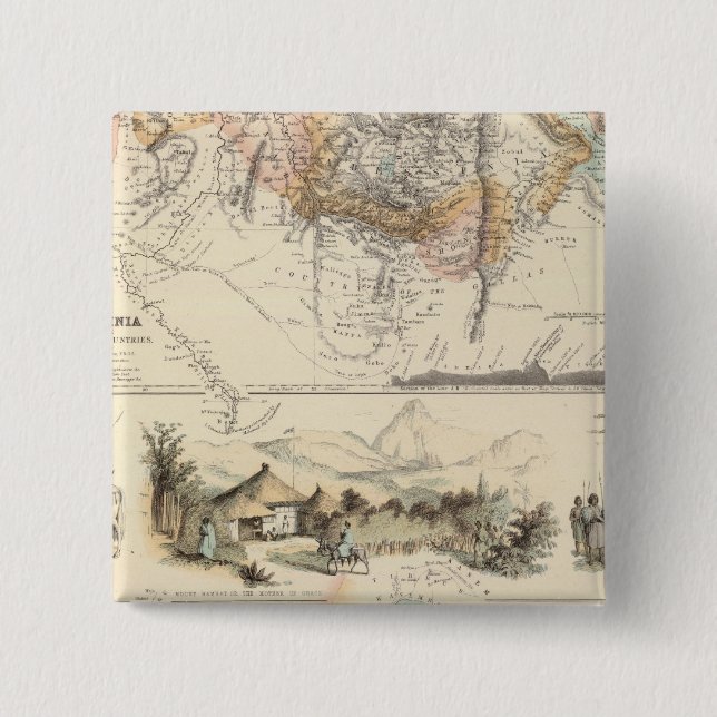 Adrica 15 Cm Square Badge (Front)