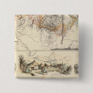 Adrica 15 Cm Square Badge