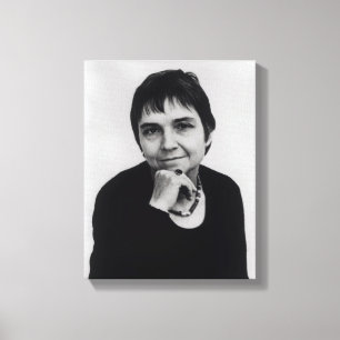 Adrienne Cecile Rich , 1970s Canvas Print