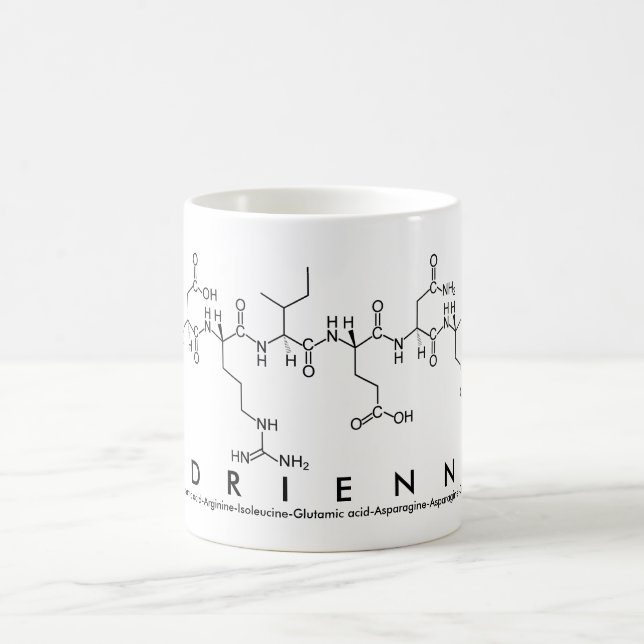 Adrienne peptide name mug (Center)