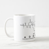Adrienne peptide name mug (Left)