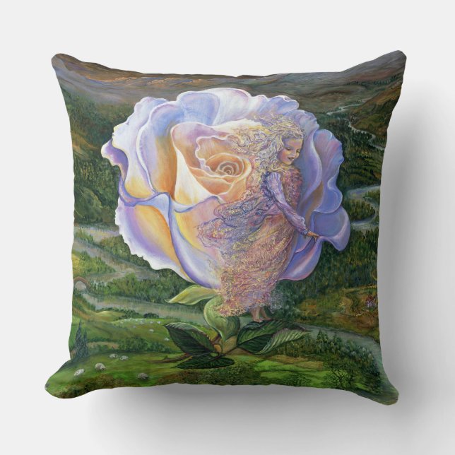 "Adrift" Fairy Throw Pillow 20x20 (Front)