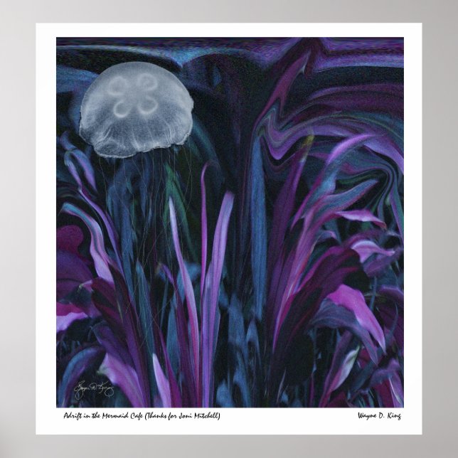 Adrift in the Mermaid Cafe (Thank God for Joni Mit Poster (Front)