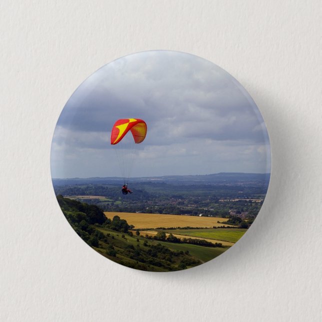 Adrift on the Wind 6 Cm Round Badge (Front)