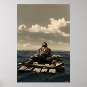 Adrift value matte poster