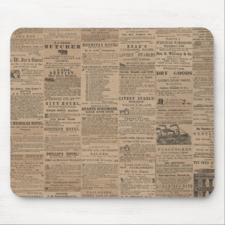 Ads of the Past, NY 1856 Mouse Mat
