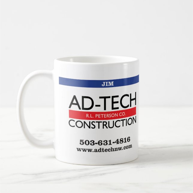 AdTechMugJIM Coffee Mug (Left)