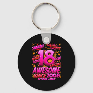Adult 18 Year Old For Boys 18th Birthday Boy Key Ring
