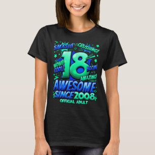Adult 18 Year Old For Boys 18th Birthday Boy  T-Shirt
