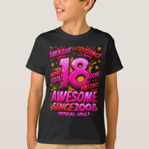 Adult 18 Year Old For Boys 18th Birthday Boy T-Shirt