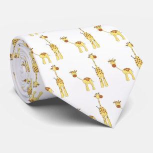 Adult and Young Giraffe Tie