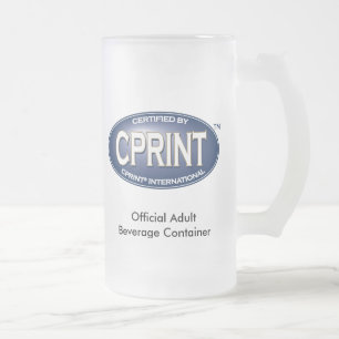 Adult Beverage Container Frosted Glass Beer Mug