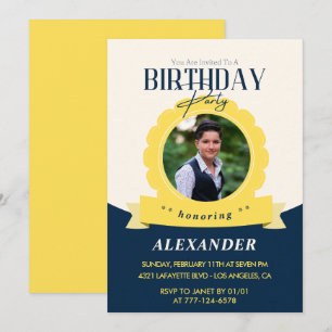 Adult birthday 15th birthday invitation Modern