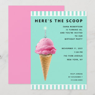 Adult Birthday Invitation