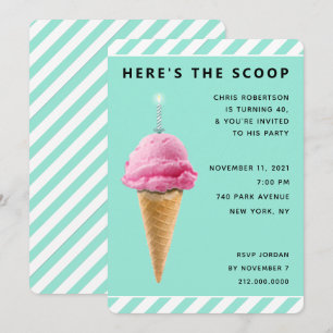 Adult Birthday Invitation