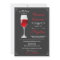 Adult Birthday Invitation / Wine Invitation