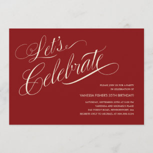 Adult Birthday Invitations