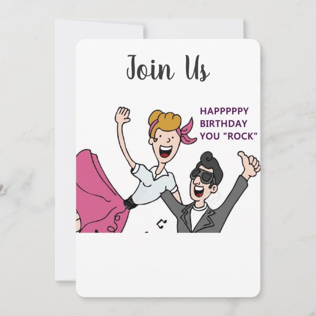 ***ADULT BIRTHDAY PARTY*** INVITATION (Front)